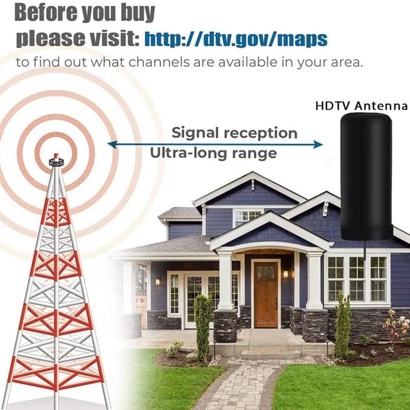 Fahgaer New Indoor and Outdoor Digital TV Antenna Type HD