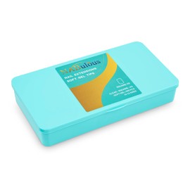 XS Square | Gel Nail Tips | NABulous | Square Shape | Extra Short Length | Soft Gel Nail Tips | Full Cover & Pre-shaped Tips | False Press On Nail Extensions (Square XS)