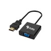 Stylos STACHV1B Convertidor Tech HDMI/VGA Cable Auxiliar 3.5mm Color Negro