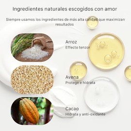 EDENA | Crema corporal | Leche Corporal Natural con Avena y Ylang Ylang | Hidratación Profunda y Suavidad Duradera | Con Ajonjolí, Cacao y Avena | Lig
