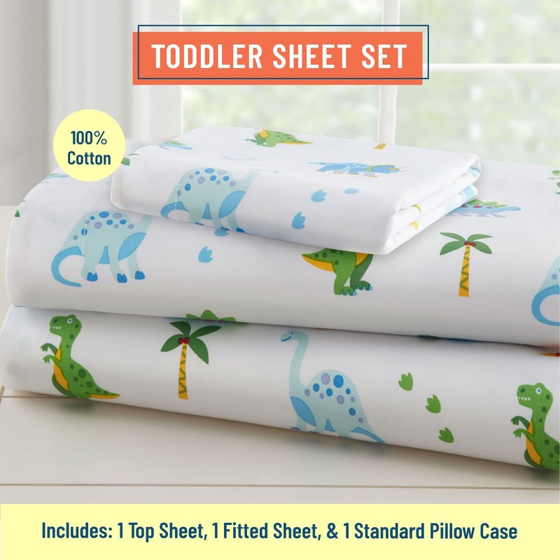 Olive Kids Dinosaur Land Toddler Sheet Set