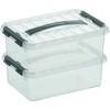 Sunware 78700609 Plastic Box with Carrying Handle 4 Litres