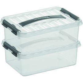 Sunware 78700609 Plastic Box with Carrying Handle 4 Litres