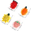 Esponjas vegetales en forma de fruta – 4 piezas reutilizables