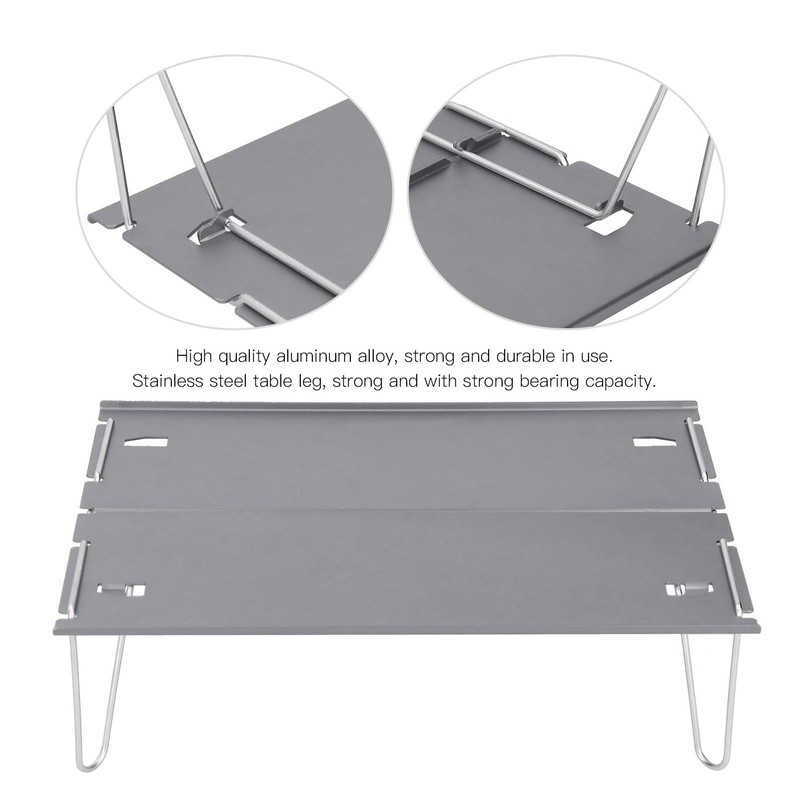 Picnic Folding Table Portable Aluminum Alloy Outdoor Mini Table for