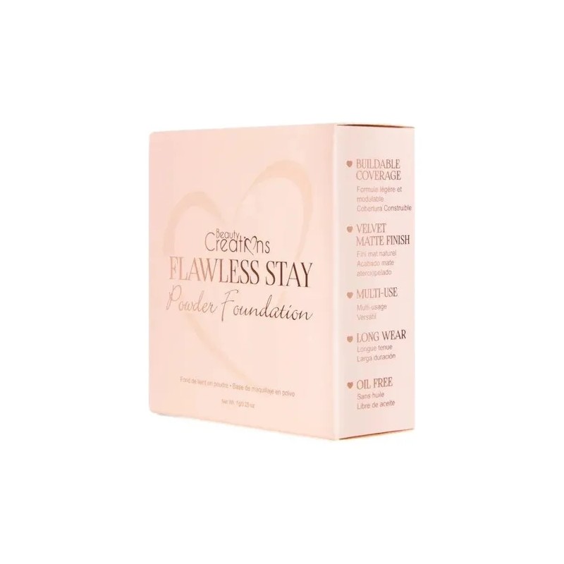 Beauty Creations Base En Polvo Compacto Flawless Stay Tono 5.5