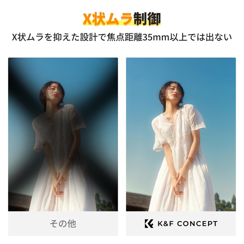 K&F Concept 72mm ND2-32 & CPL & 1/4 Black Mist