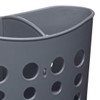 KitchenCraft Plastic Cutlery Drainer Caddy, Grey, 16 x 8 x