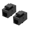 sourcing map 2 Pack Cat 3 Ethernet Coupler, RJ11 8P4C