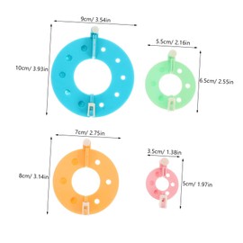 SEWACC 1set Pompom Maker Kit Weaving Tools for Crafts Includes Multiple for Versatile Use and Reusable Pom Maker for Knitting and Crafting