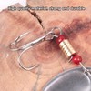 AIMALL 30PCS Spinner Fishing Lure Set with Treble Hooks 2.4in
