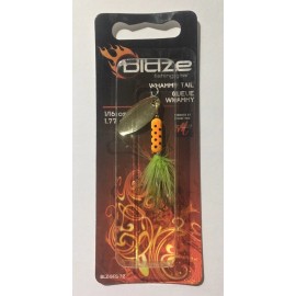 Blaze 1/16 oz Spinner Bait Crappie Bass Spinnerbait Choose Matzuo Hook Lot  - Fire Tiger