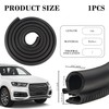 10Ft Car Door Weather Stripping Door Seal Strip,U-Shaped Rubber Seal