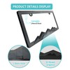 NJNYLLC Mountain License Plate Frames - Plastic Car Tag Holders