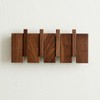 QUELLANCE Wooden Coat Hooks Wall Mounted, Coat Rack Hanger Wall