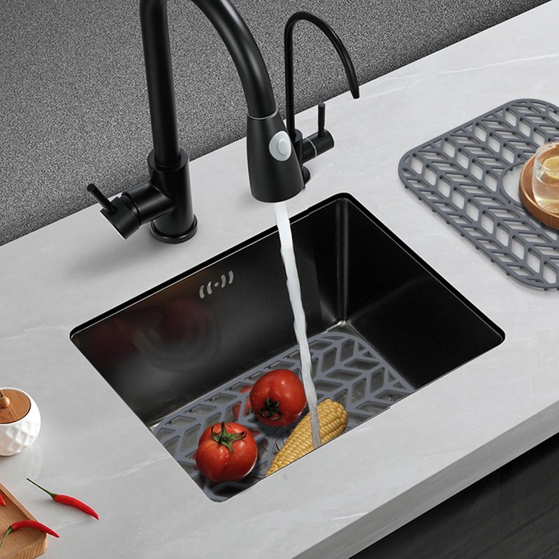 JOOKKI Sink Protectors for Kitchen Sink12.25"X11.5"Center Sink Mat 2pcs