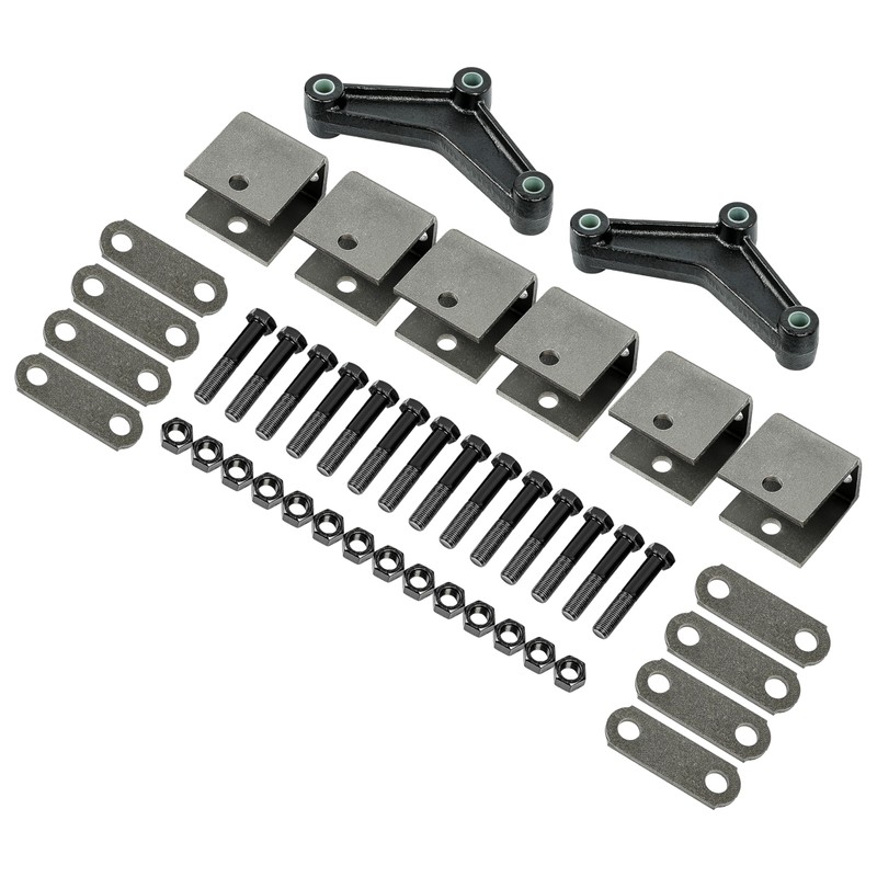 KUAFU Trailer Leaf Spring Hanger Kit for Double Eye Springs(3.5K