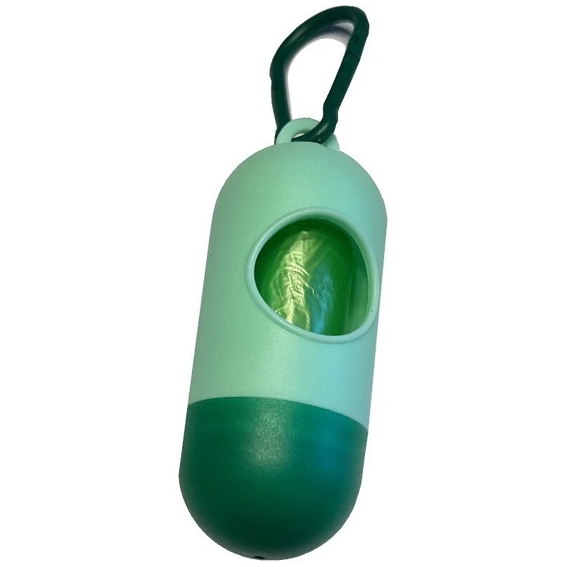 HappiTimz Dog Poop Bag Dispenser - With Bags - Red