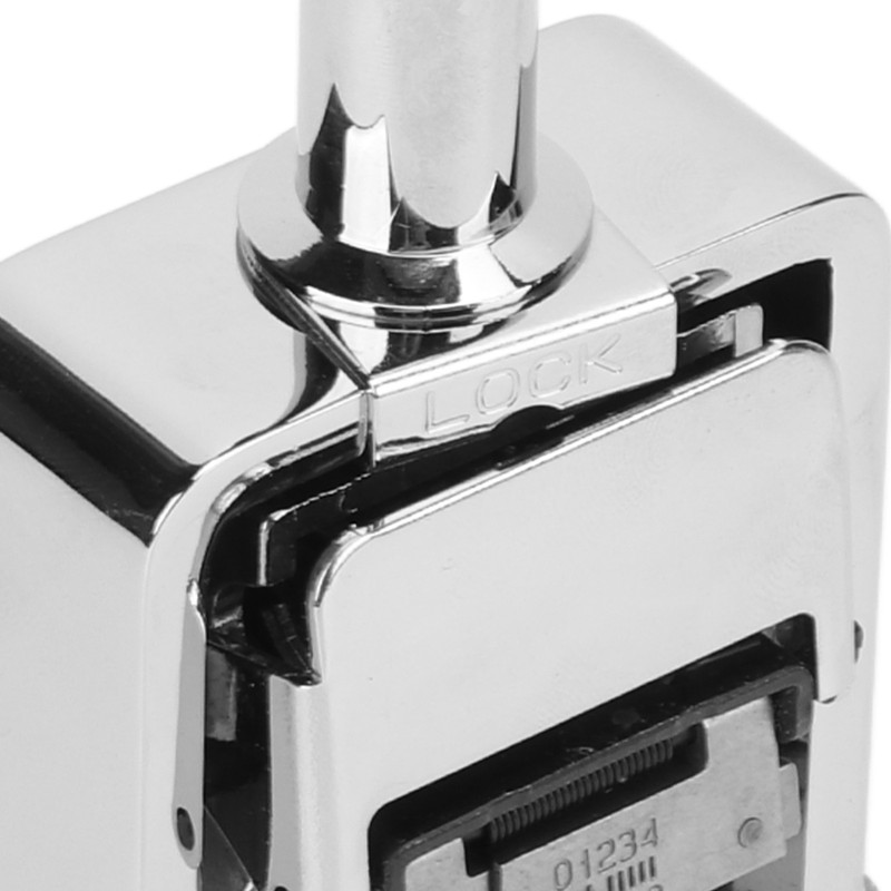 Number Stamp Zinc Alloy Shell Automatic Jump Number Self Inking