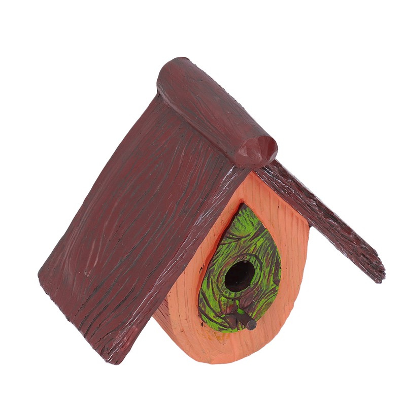 Bird House Garden Tree Decoration Hummingbird Synthetic Resin House Craft