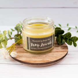 Handmade Hemp Avocado Moisturizer Balm, Body Butter Dry Skin Hydration, Eco Friendly
