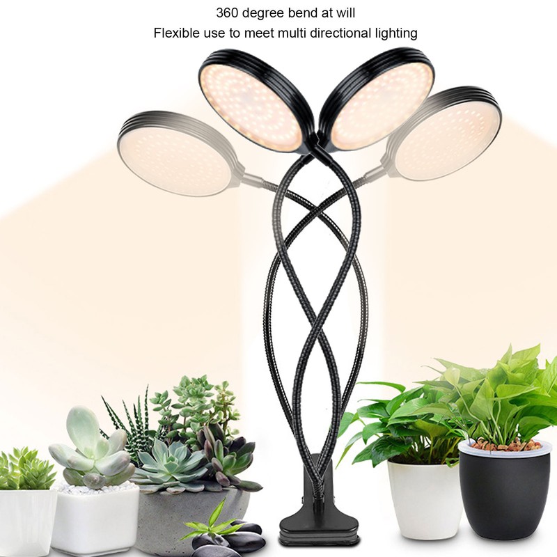 60W 4 Head LED Plant Growing Lights USB Power Supply