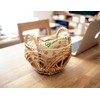 Daikai Talk Towc Petal Storage Basket Basket Washable Round S