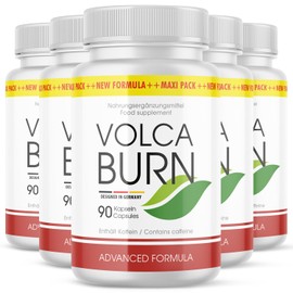 Volca Burn Kapseln - Kombination hochwertiger Inhaltsstoffe - 90 Kapseln 5x