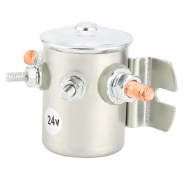 200A Continuous Solenoid Relay Fits Hydraulic Motor Starter Relay Normally Open Solenoid Fits Waterproof Hydraulic Motor Starter Relay 24V DC