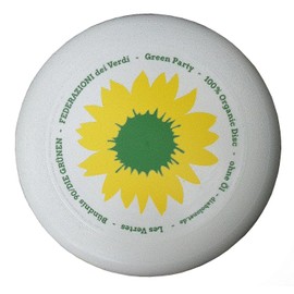 Eurodisc Ultimate Frisbee competition disc "DIE GRÜNEN", flies straight & stable over 100 meter