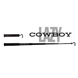 Lazy Cowboy Telescoping Hook Pole 12"-44" - Ideal Reaching Tool for Truck Beds, Boats, Horseback - Durable Telescopic Hook for Easy Object Retrieval - Versatile Extendable Pole with Hook