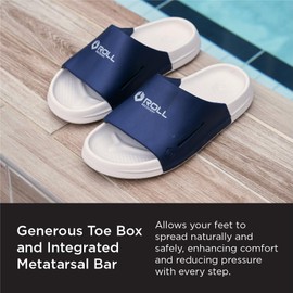 ROLL Recovery SUPERPLUSH Men's Slide Shoe Footwear (Midnight/Cloud, Size 10)