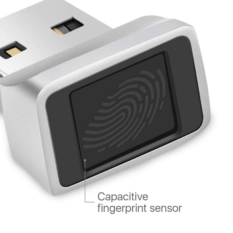 USB Fingerprint Reader for Windows10, Small Portable 0.5S 360° Detection