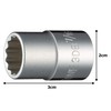 Tone HP3DB-14 Socket (12 Angles), Drive Angle 0.3 inch (9.5