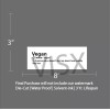 VISX Vegan definition Bumper Sticker Vinyl Decal funny meme healthy