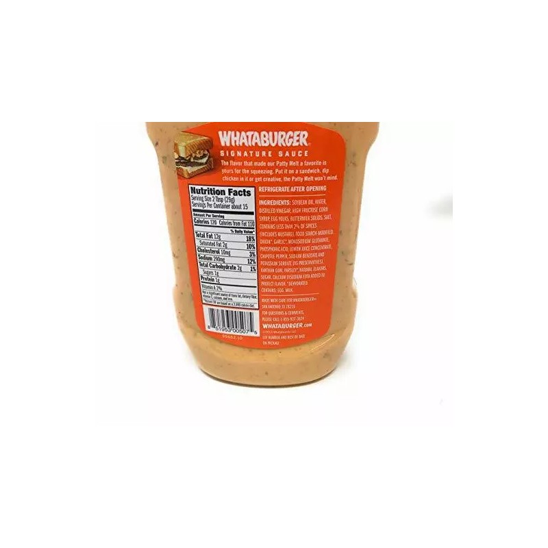 WHATABURGER Sauce Bundle ( Mustard, Honey Mustard,Creamy Pepper, & Jalapeno