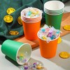 LATERN 60Pcs Disposable Paper Cups, 250ml Multicolor Drinking Cups DIY