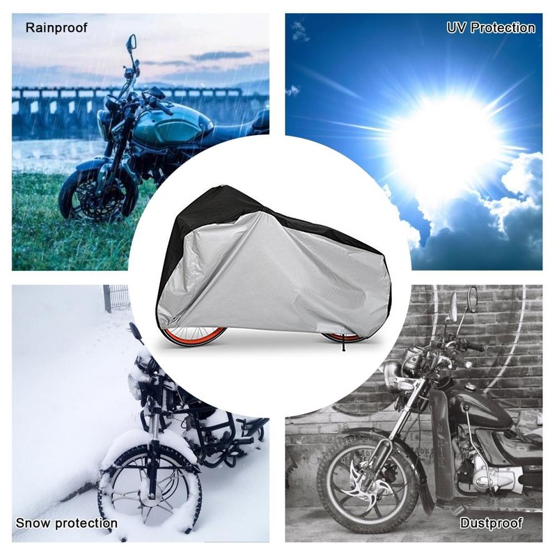 Waterproof Outdoor Bike Cover for Mountain and Road Bikes 210T210D