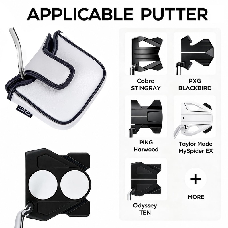 ZZHAO Funny Magnetic Mallet Putter Cover