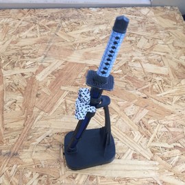 8" New Japanese Samurai Sabre Mini Katana with Stand Letter Opener Office Home Designer Sword