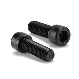 3/8-16 x 1-1/2" Socket Head Cap Screws Bolts, 10Pcs 304 Stainless Steel 18-8, Allen Socket Hex Drive, Full Thread, Black Oxide by SG TZH(with Hex Spanner)