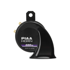 PIAA HO-5 Vehicle Horn, 600 Hz, Combination Sound Selection Horn, High Pitch, 112 dB, 1 Piece, Coil Type, Vehicle Inspection Compliant, Ground Harness Included