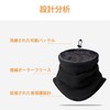 ZVCXOE Neck Warmer, Winter, Men's, Cold Protection, Fleece Lined, Warm,