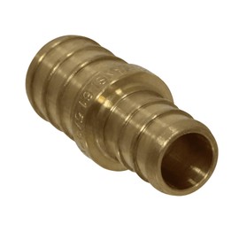 XFITTING 10 Pcs Pex Coupling, 1/2" x 5/8", Brass, Coupling, PEX