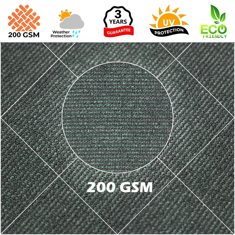 Royal Shade 20' x 20' x 20' Green Triangle Sun