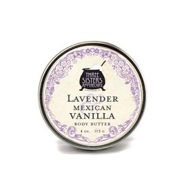 Three Sisters Apothecary 4 onzas de manteca corporal (lavanda y vainilla mexicana)