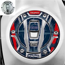 Fuel Cap Sticker 3D Compatible with Motorcycle R 1250 GS Trophy Keyless Ride
