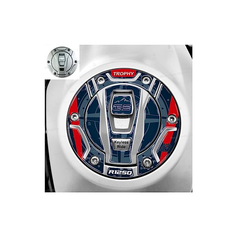 Fuel Cap Sticker 3D Compatible with Motorcycle R 1250 GS