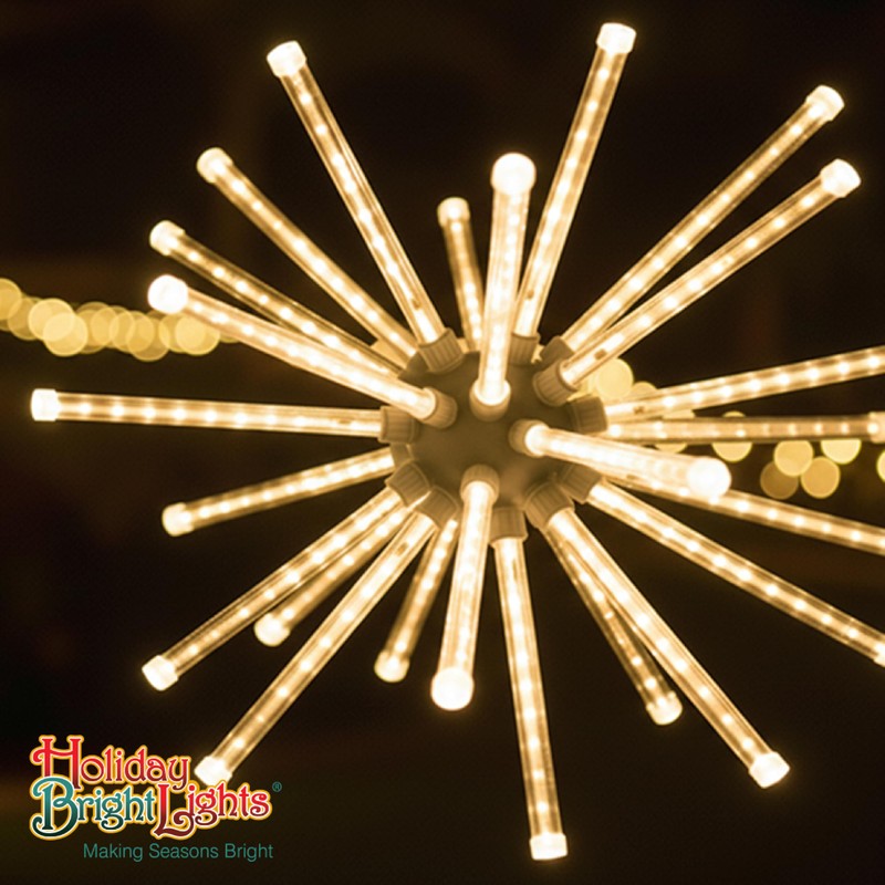 Holiday Bright Lights 20 Inch LED Meteor Burst Warm White
