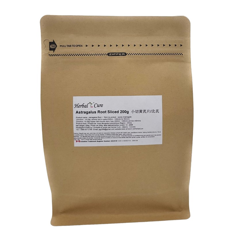 Herbal Cure - Astragalus Small Astragalus Root Huangqi Root Sliced